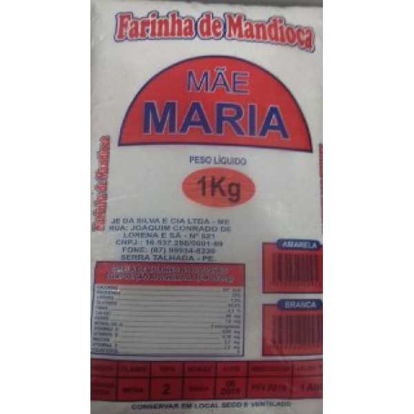 Farinha de Mandioca Mãe Maria 1kg