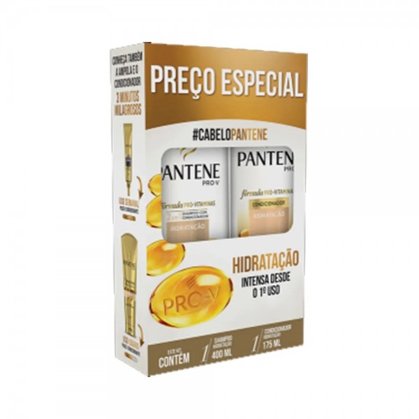 Kit Pantene Liso Extremo Shampoo 400ML + Condicionador 175ML