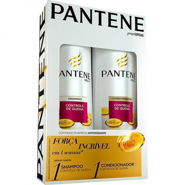 Kit Pantene Controle De Queda Shampoo 400ML + Condicionador 175