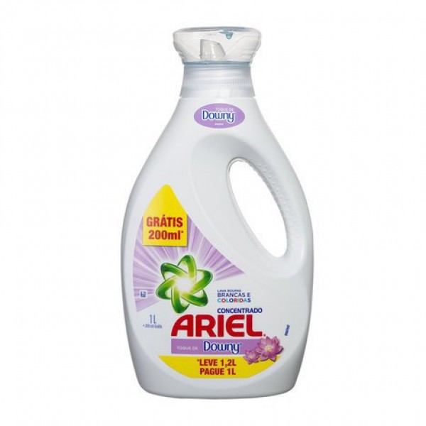 Lava Roupas Líquido Concentrado Ariel Com Toque DE Dawny 1,2L