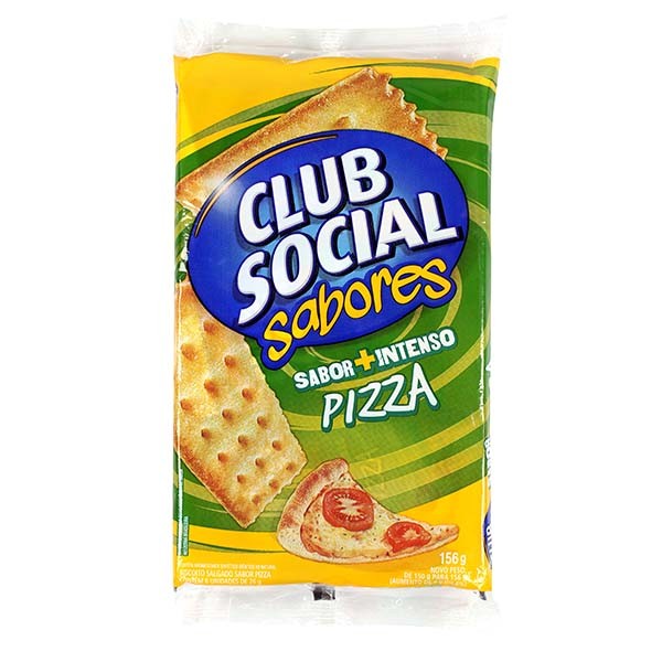 Biscoito Club Social Pizza 141G