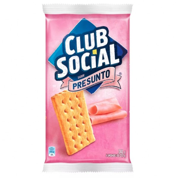 Biscoito Club Social Presunto 141G