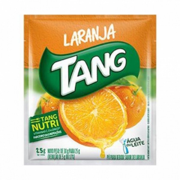 Refresco em Pó TANG sabor Laranja 25g