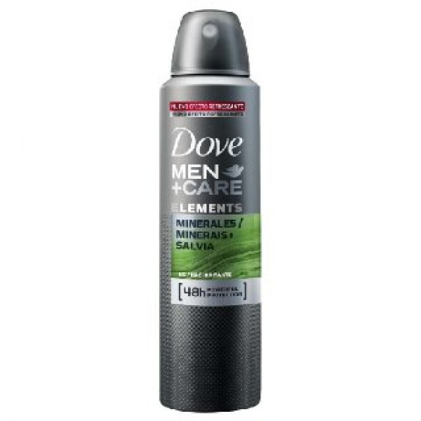 Desodorante Antitranspirante Aerosol Dove Men+Care Minerais e S