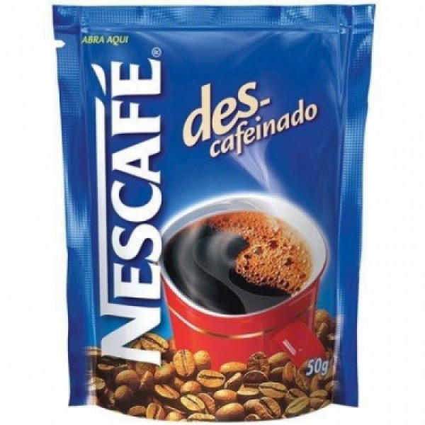 Café Nescafé Solúvel Descafeinado Sachê 50g