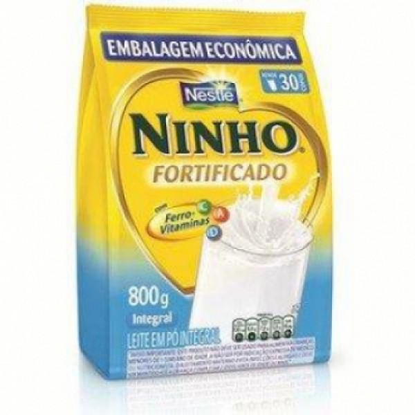 Leite em Pó Ninho Instantâneo Sachê 800g