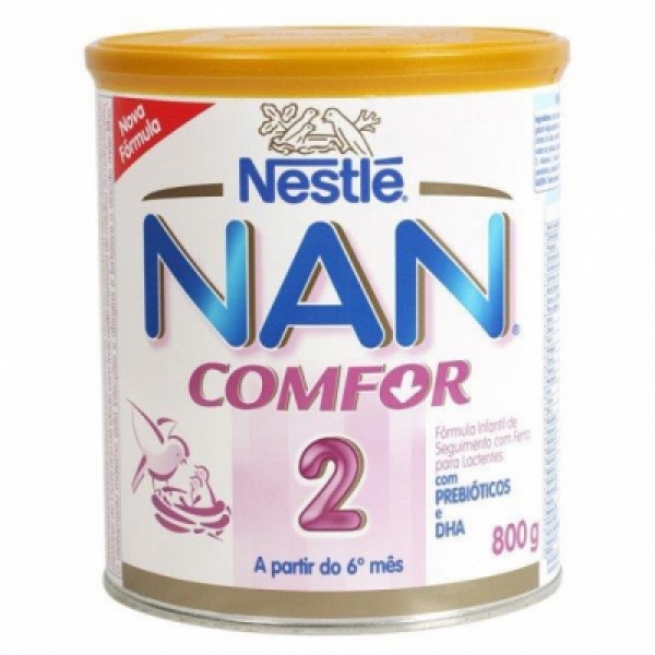 Fórmula Infantil Nan 3 Confort Nestlé 800g