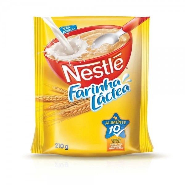 Farinha Láctea Nestlé Tradicional Sachê 210g