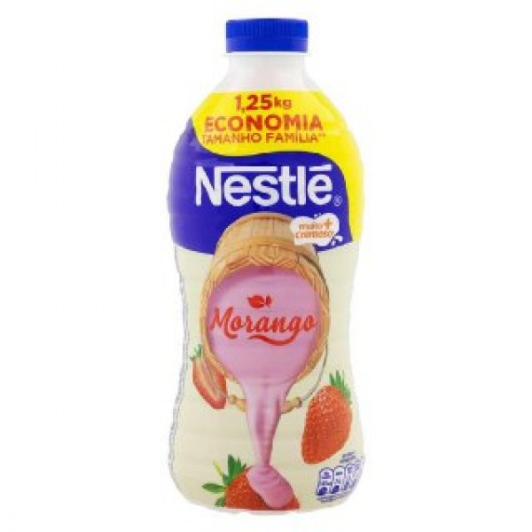 Iogurte Parcialmente Desnatado com Polpa de Morango Nestlé 1,2G