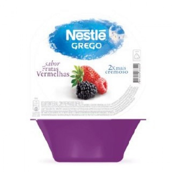 Iogurte Grego Sabor Frutas Vermenhas Nestlé 90G