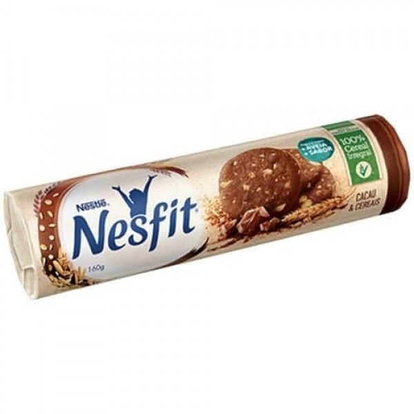 Biscoito Nestlé Nesfit Cacau e Cereais 160G