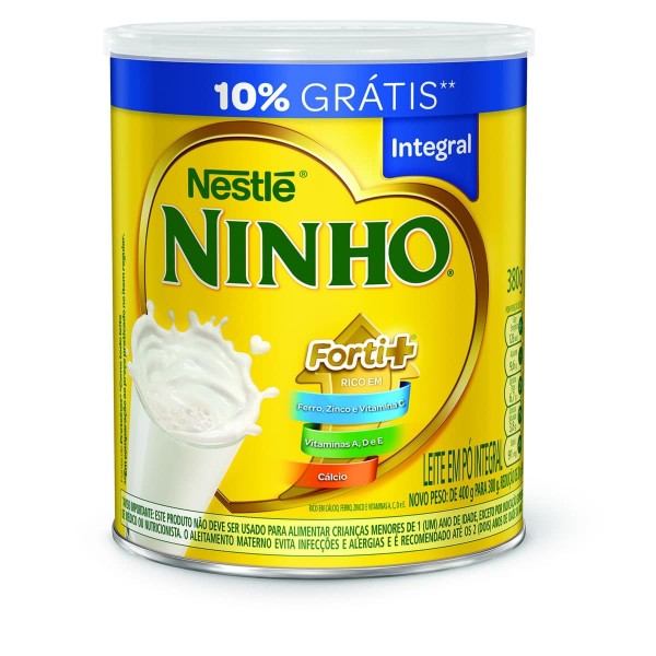 Leite em Pó Integral Ninho Nestlé 380G