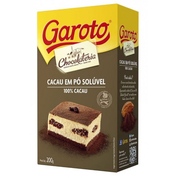 Cacau em Pó Garoto 200G