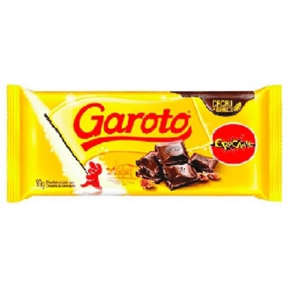 Chocolate Crocante Garoto Tablete 90G