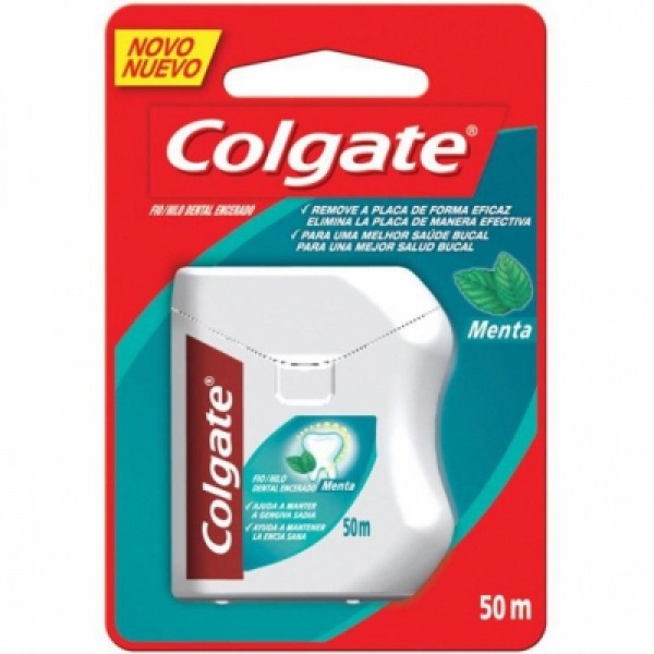 Fio Dental Colgate Encerado 50mt