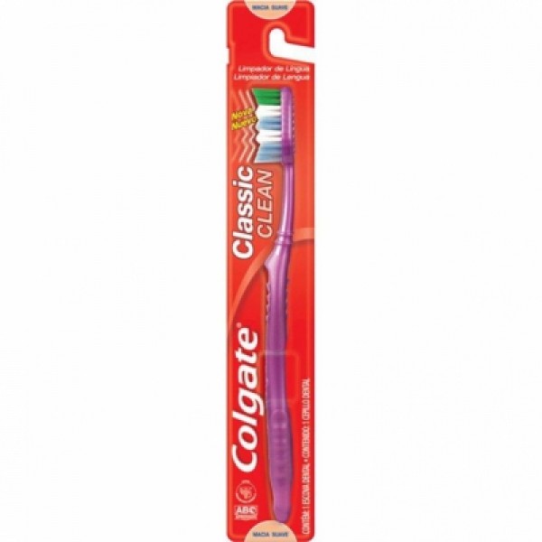 Escova Dental Colgate Classic Clean Macia 