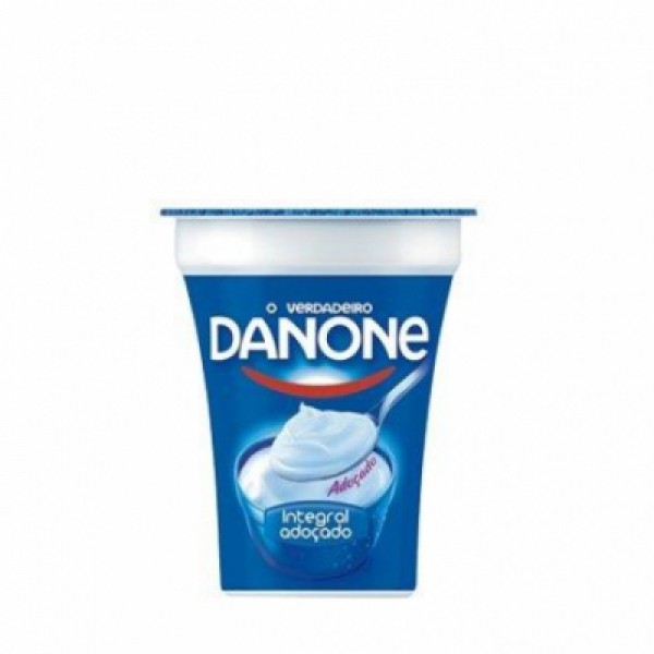 Iogurte Natural Danone Integral Adoçado 170g 