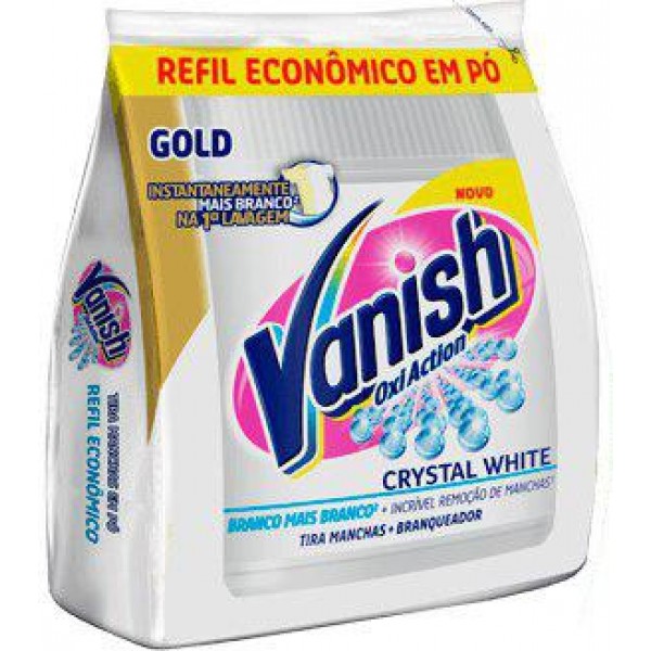 Tira Manchas em Pó Vanish Oxi Action Crystal White Refil Econôm