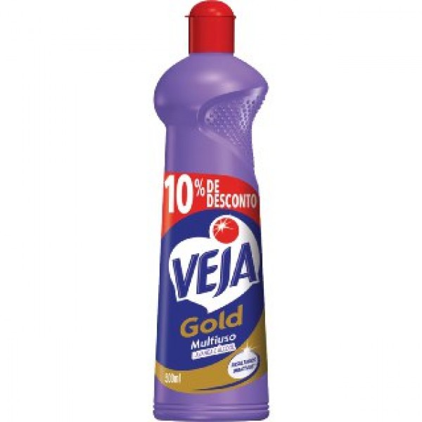 Veja Gold Multiuso Lavanda e Álcool 500ml 10% de Desconto