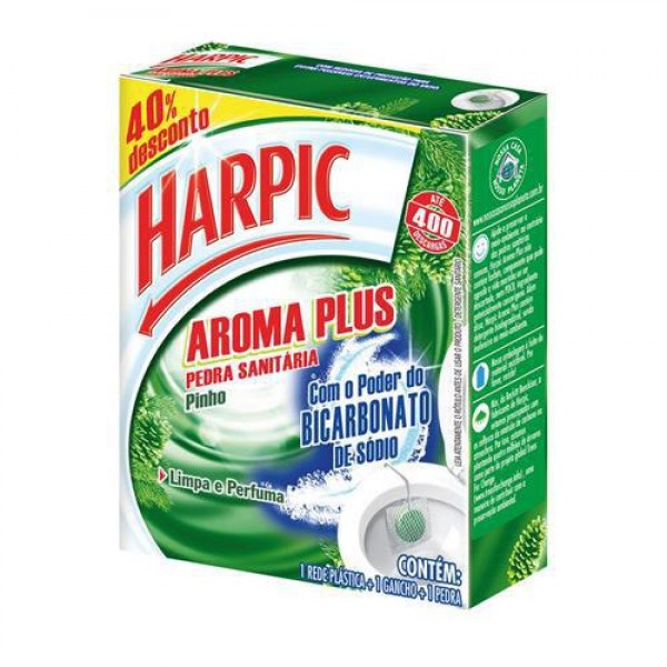 Desodorizador de Sanitário Harpic Plus Pinho Campestre 