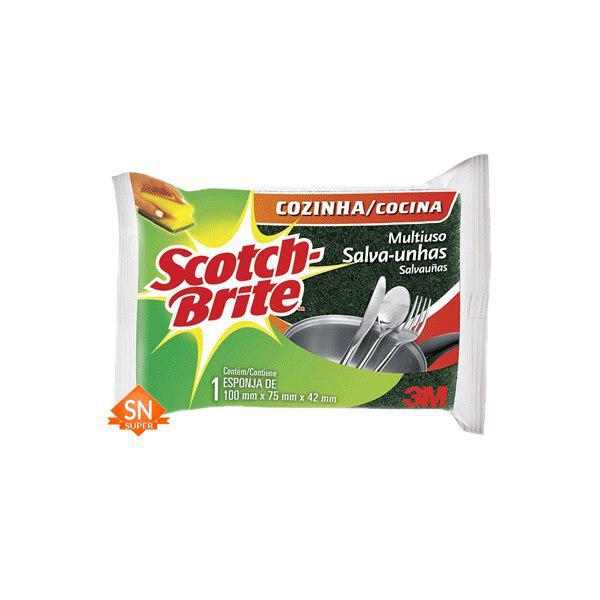 Esponja Scotch Brite Salva Unha 1 Unidade