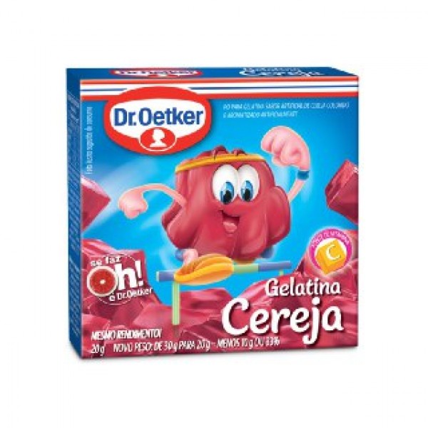 Gelatina DR. Oetker Cereja 20G