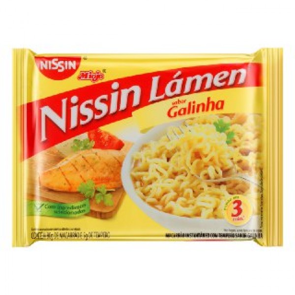 Macarrão Instantâneo Nissin Lámen Galinha 85g