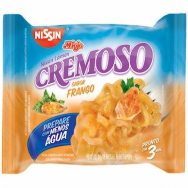 Macarrão Instantâneo Nissin Cremoso Frango 88g