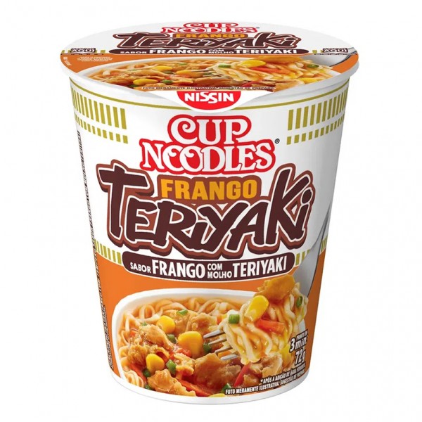Macarrão Instantâneo Cup Noodles Frango com Teriyaki 72G