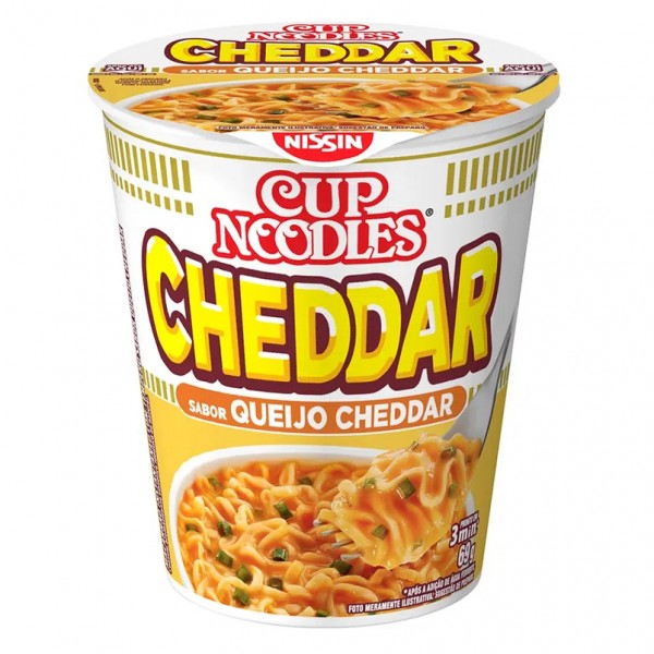 Macarrão Instantâneo Cup Noodles Queijo Cheddar 69G