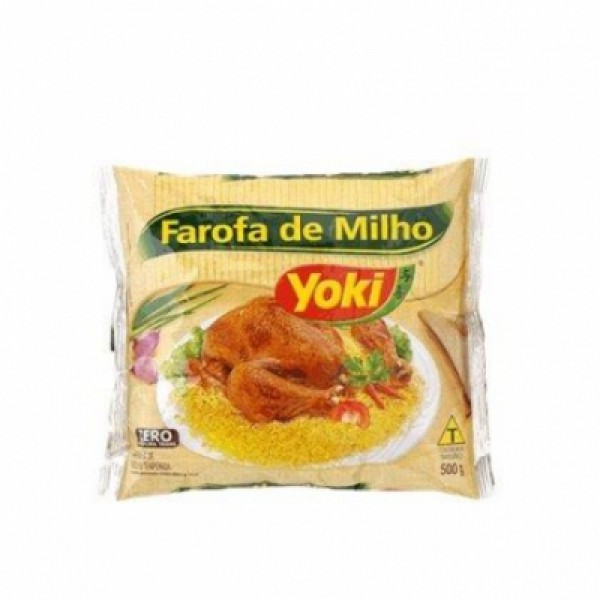 Farora de Milho Temperada Yoki 500g