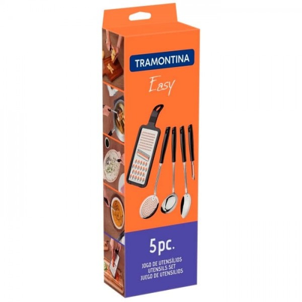 Jogo de Utensilios Tramontina Easy Com 5PC 