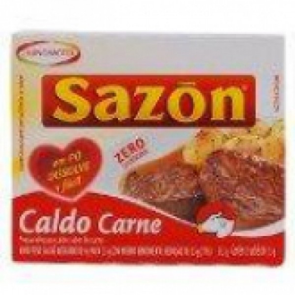 Caldo de Carne Sazón 37,5g com 5 Sachês