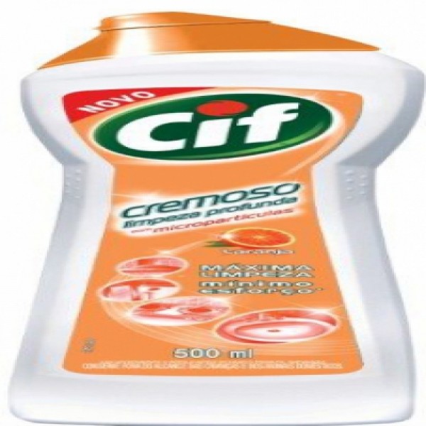 Saponáceo Cremoso Cif Laranja 500ml