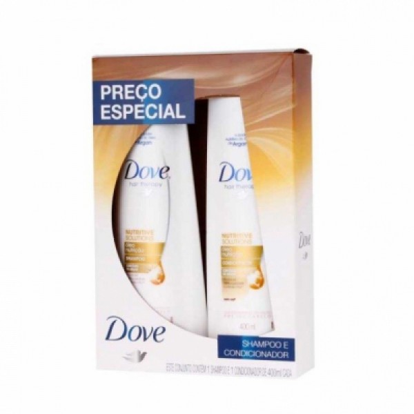 Kit Dove Óleo e Nutrição Shampoo 400ml + Condicionador 200ml