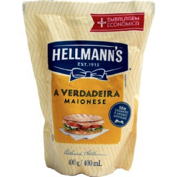 Maionese Hellmanns  Sachê 400G