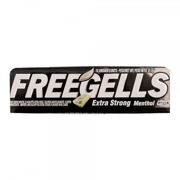 Drops Freegells Extra Forte Mentol 31,7g