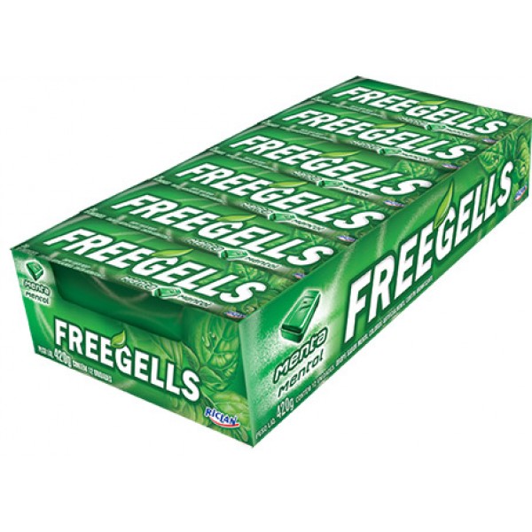 Drops Freegells Menta-Mentol 21,9G