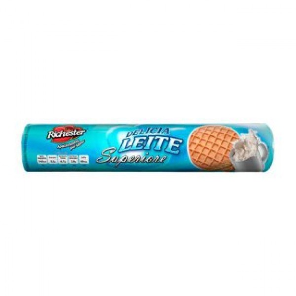 Biscoito Richester Delícia Leite 140g