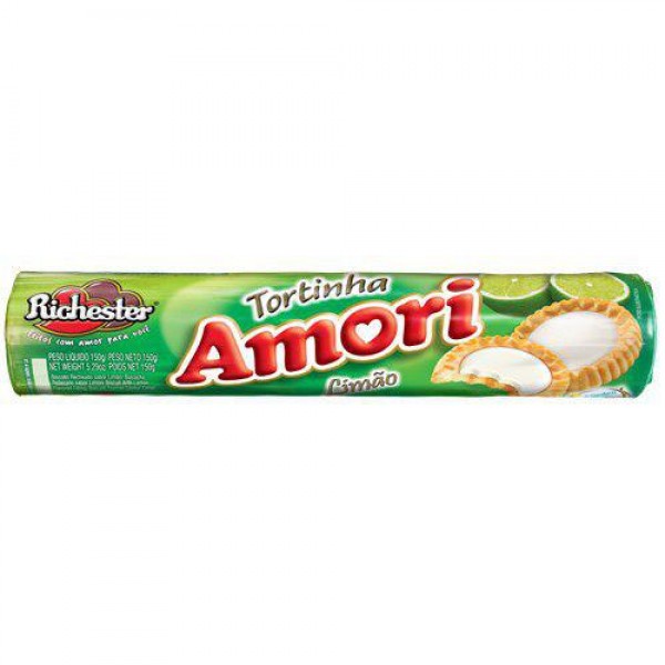 Biscoito Richester Amori Tortinhas Limão 150g