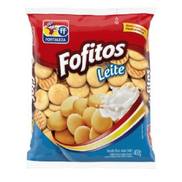 Biscoito Fortaleza Fofitos Leite 400G