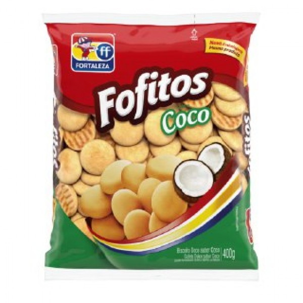 Biscoito Fortaleza Fofitos Coco 400G