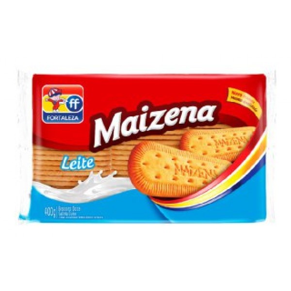 Biscoito Fortaleza Maizena Leite 400G