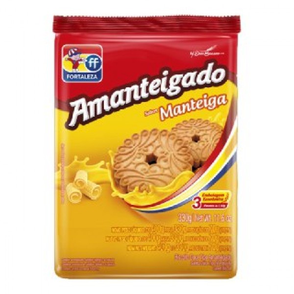 Biscoito Fortaleza Amateigado Manteiga 330G