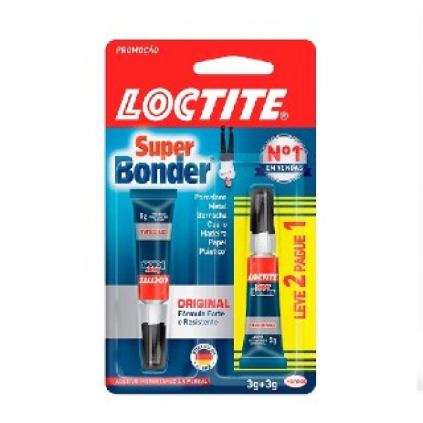 Cola Super Bonder Loctite Original Leve 2 Pague 1 6G 