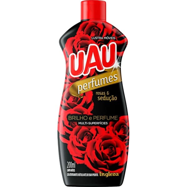 Lustra Móveis UAU Rosas e Sedução 200ML