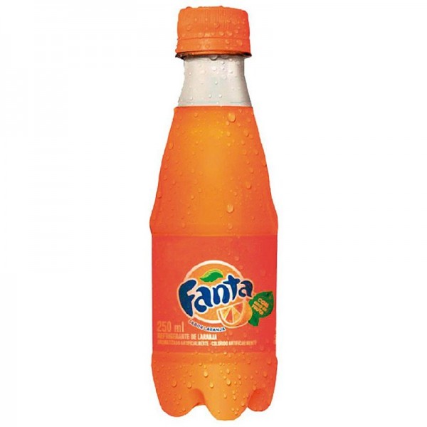 Refrigerante Fanta Laranja Mini Garrafa 250ml