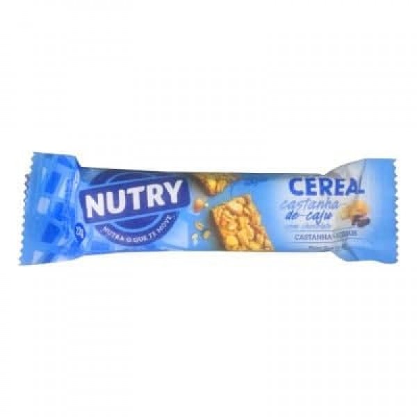 Barra Cereal Nutry Castanha de Caju e Chocolate 22G