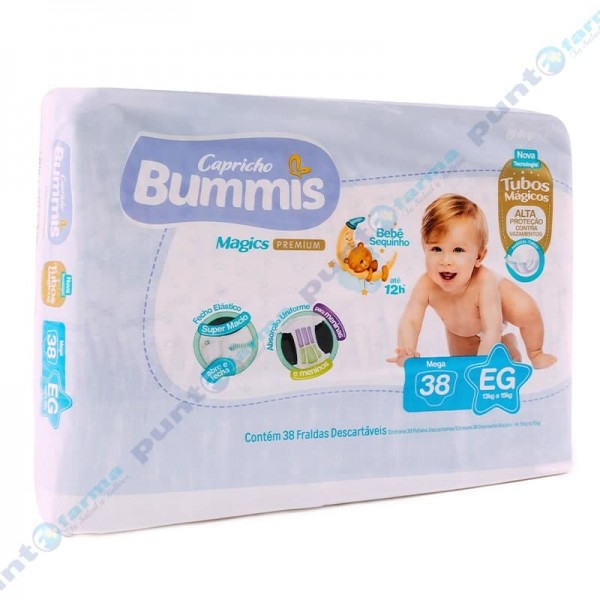 Fralda Capricho Bummis Mega XG 38UN