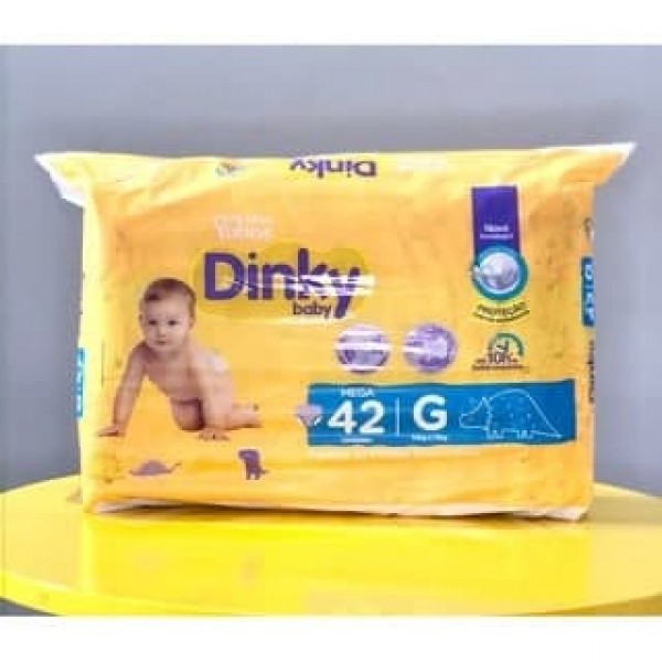 Fralda Dinky Baby Mega G 42 Unidades